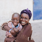Hamadou With His Mother The Day Before Surgery.